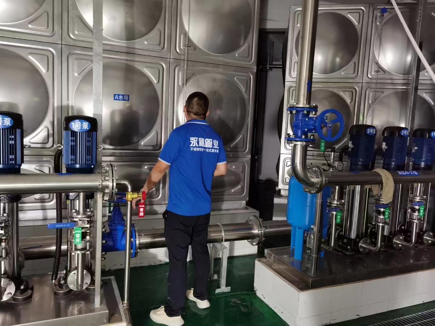 永穗雙卡壓不銹鋼水管、管件工程案例